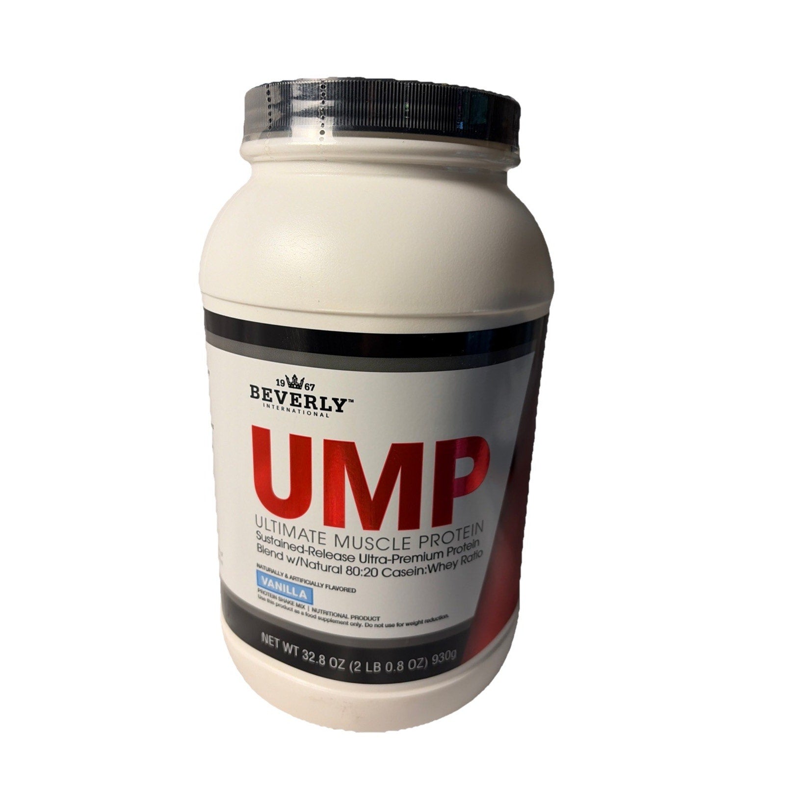 Beverly International - UMP Vanilla 80:20 Casein Whey Blend 32.8oz 930g