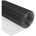12'' x 20' Black Hardware Cloth 1/2 in Steel Vinyl Coated mesh