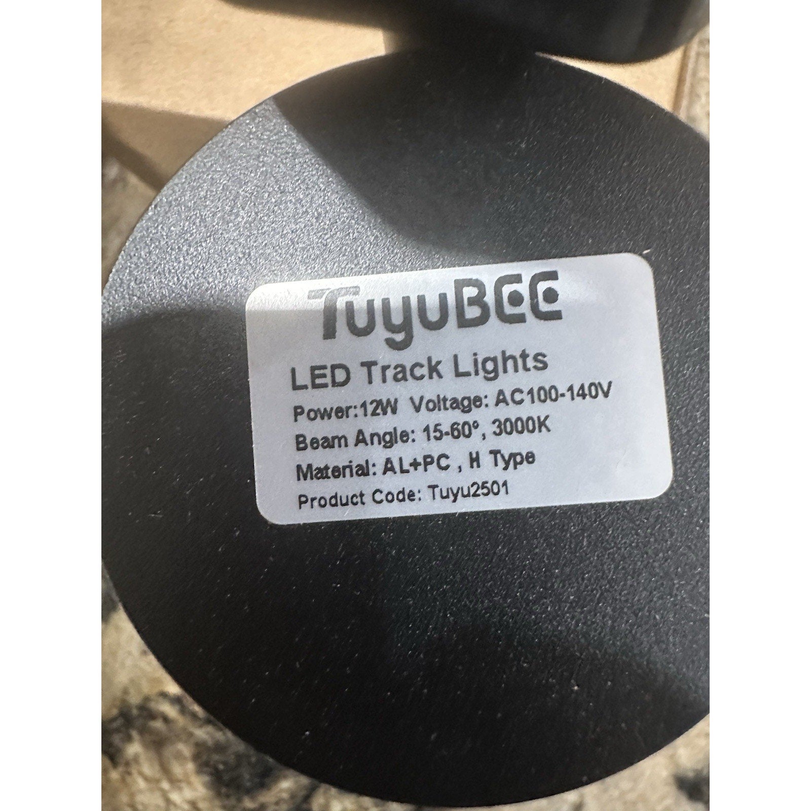 TuyuBEE Track LED Lights Zoomable 12 Lights (No Cords or Tracks) New