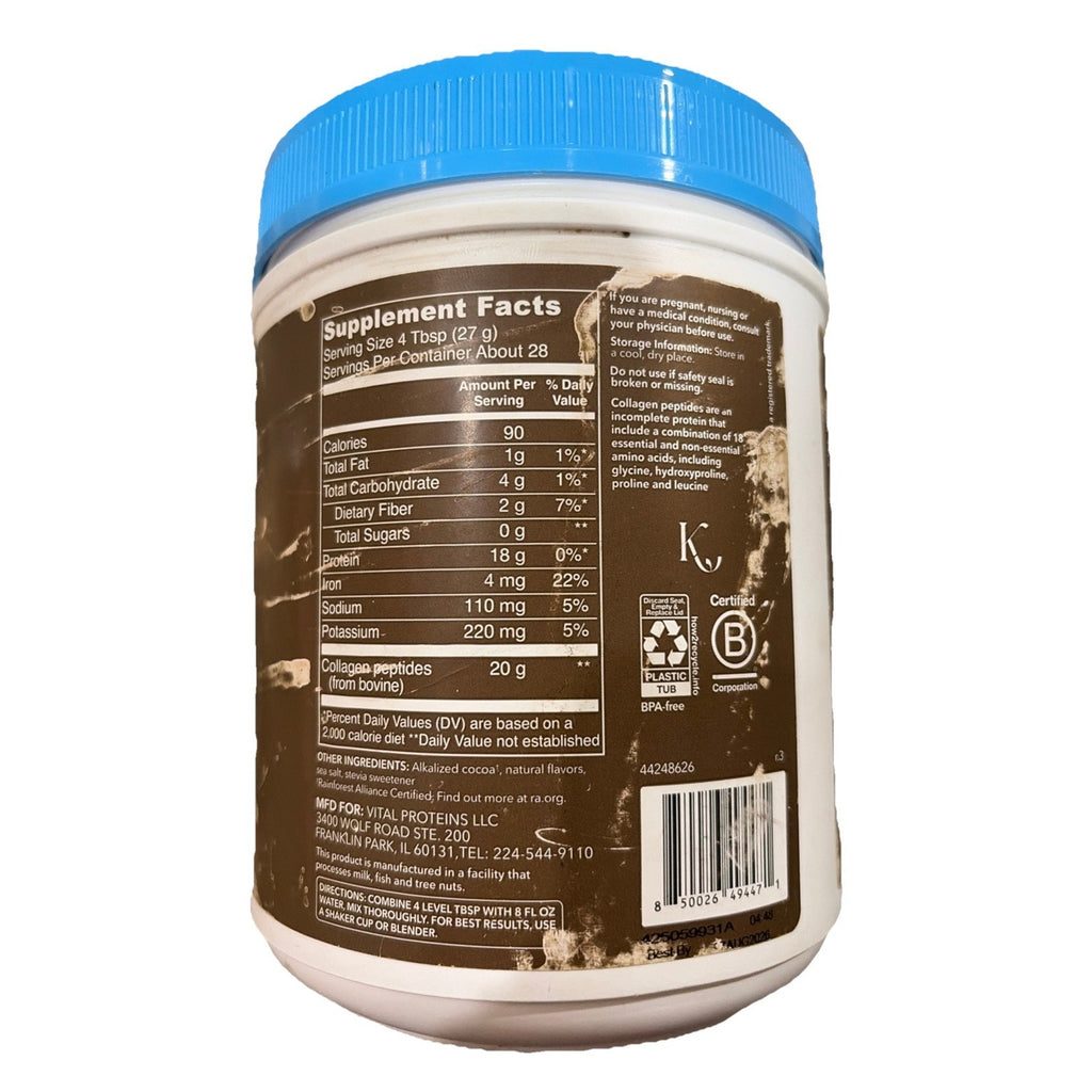 Vital Protein Collagen Peptides (Chocolate)