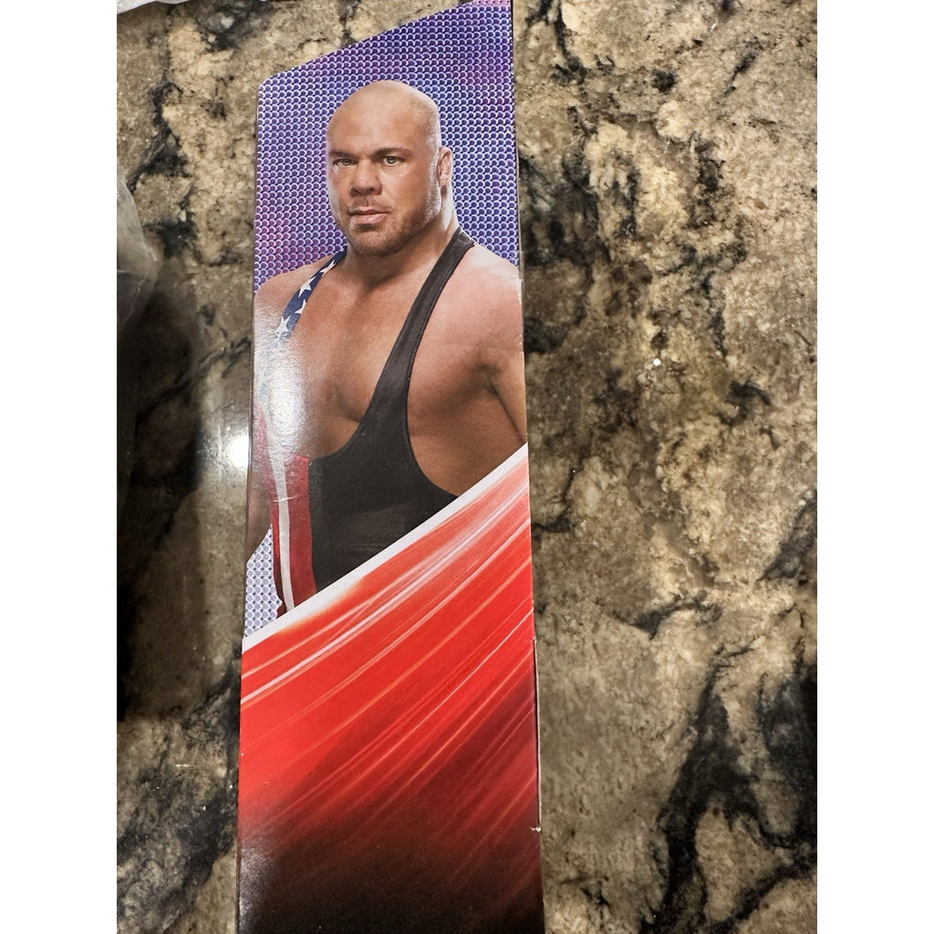 WWE Network Spotlight Elite Collection Kurt Angle Action Figure SEALED BAD BOX