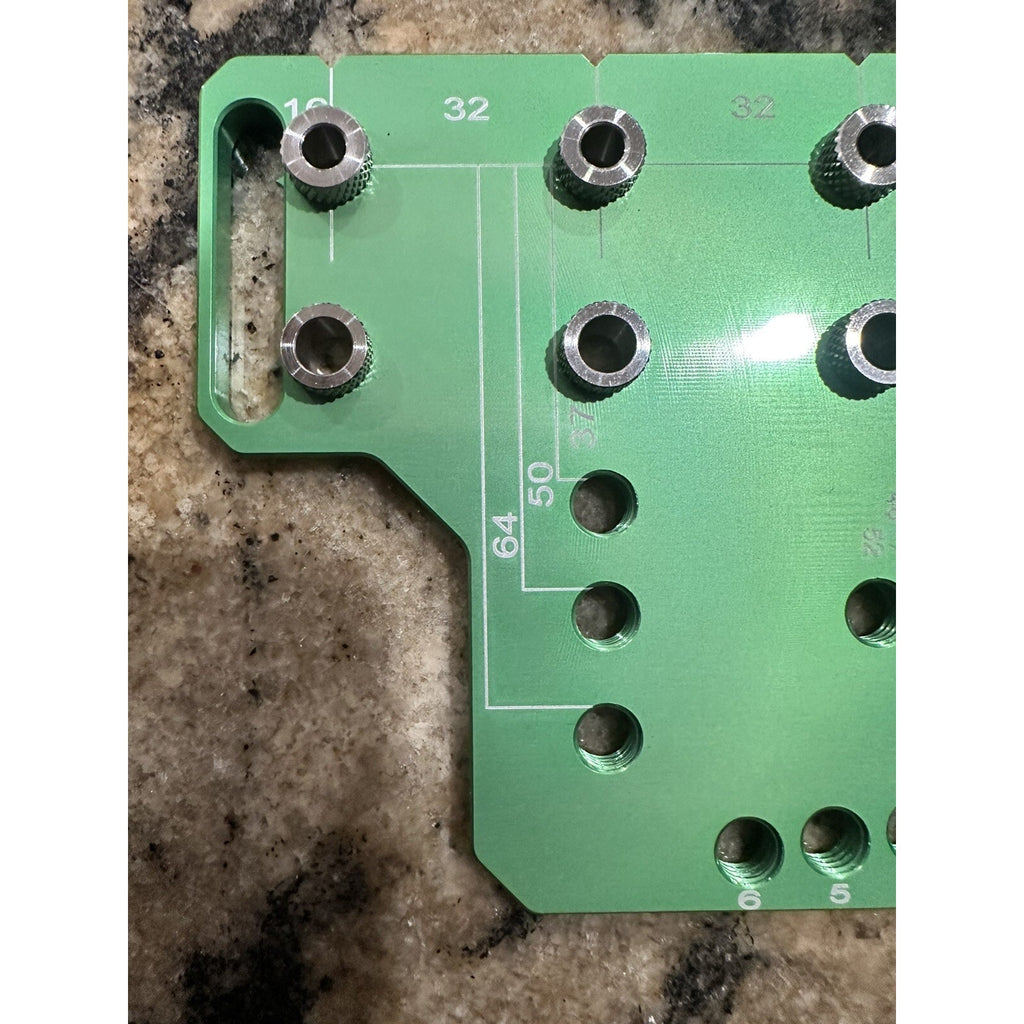 Aluminum Alloy Shelf Pin Drilling Guide Easy Installation and Adjustable Depth