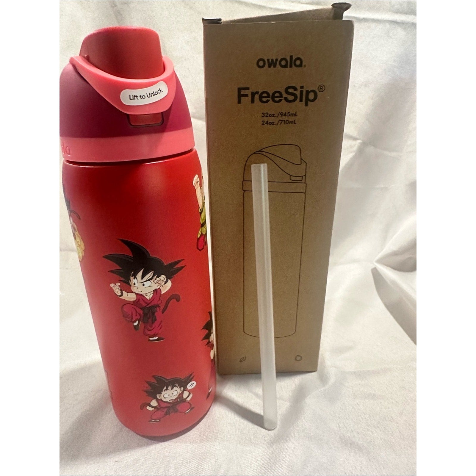 Custom Engraved Owala FreeSip DragnBall 32 oz