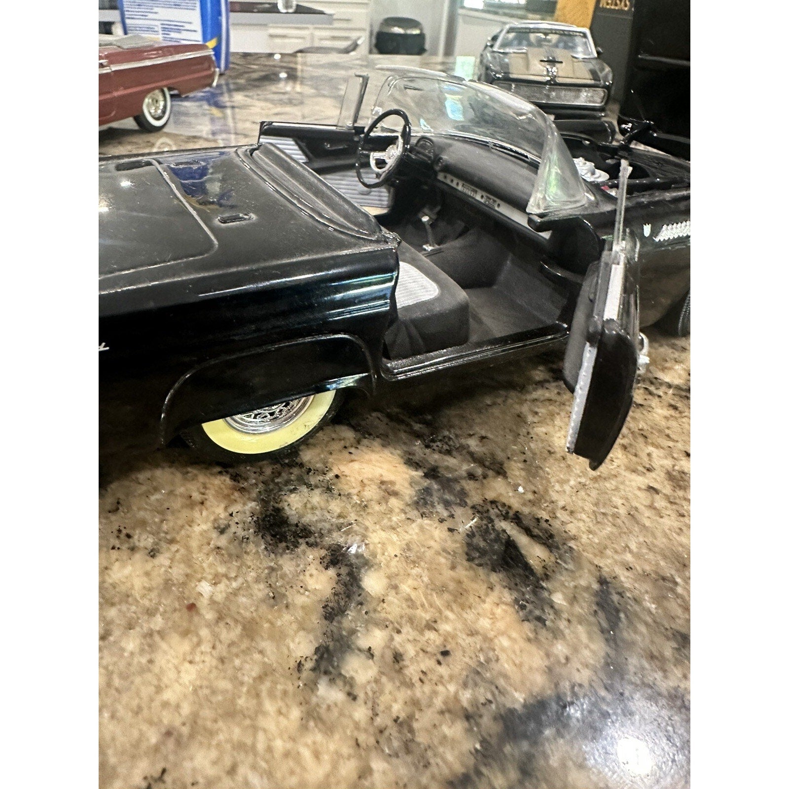 Scale Car Models for 1956 FORD THUNDERBIRD CONVERTIBLE COUPE