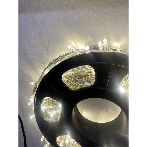 300 Led White String Lights Outdoor Decorations 100 Ft, 6 Mode