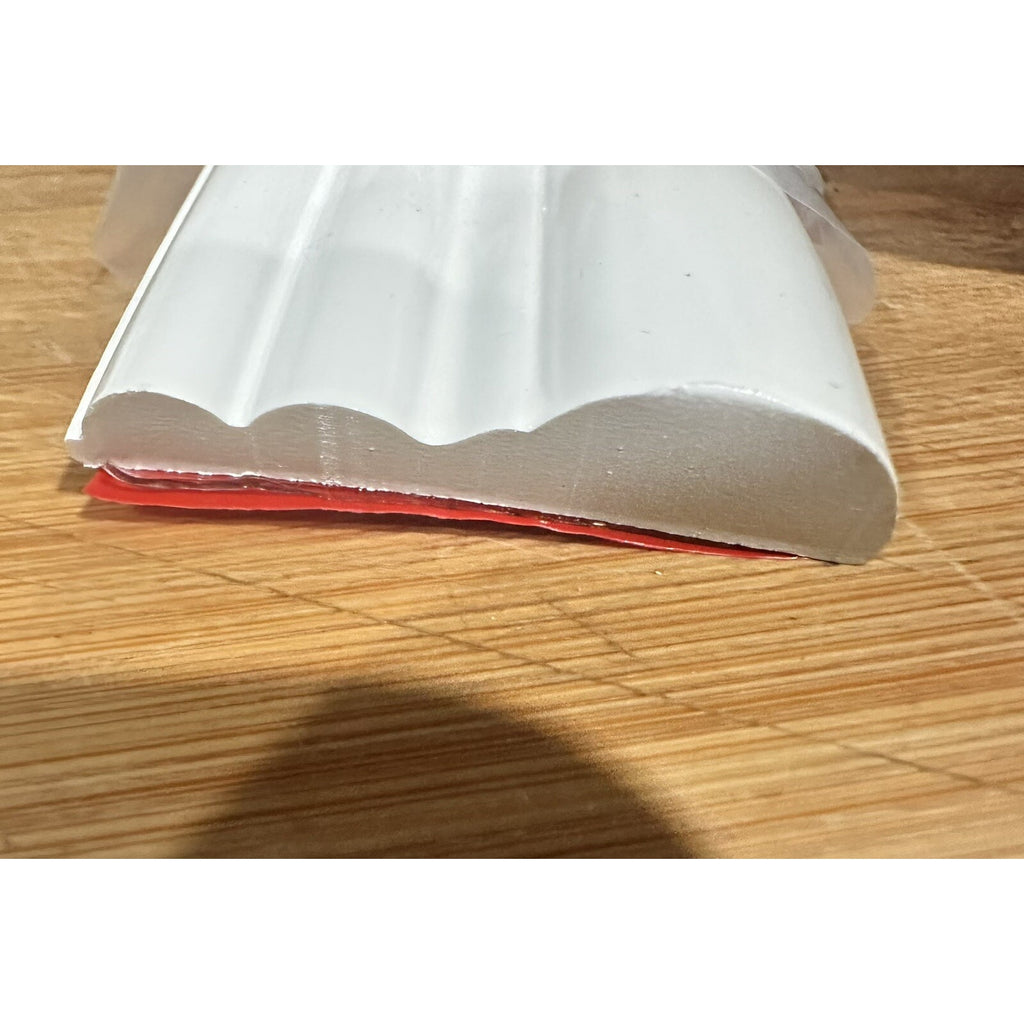 9.8 ft Peel and Stick Chair Rail Panel Molding Flexible Inch 2 inches Height