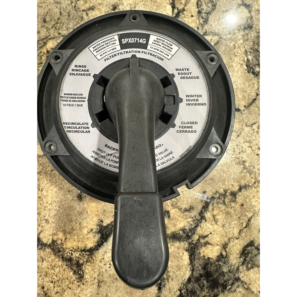 Key Cover Handle Assembly Compatible Hayward Multi-Port Pool Valve SPX0714G
