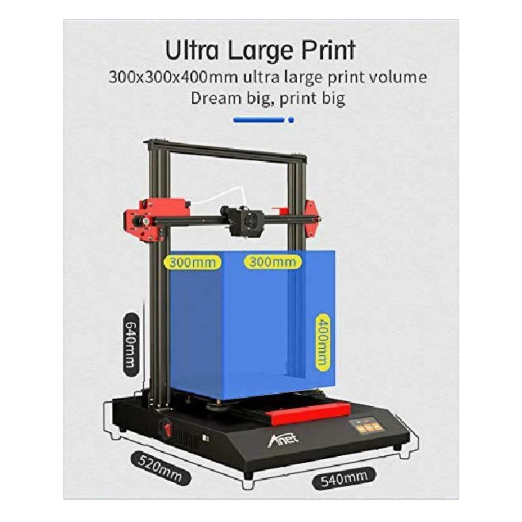 Anet ET4 3D Printer, Matrix Automatic Leveling, Power Outage Recovery Function