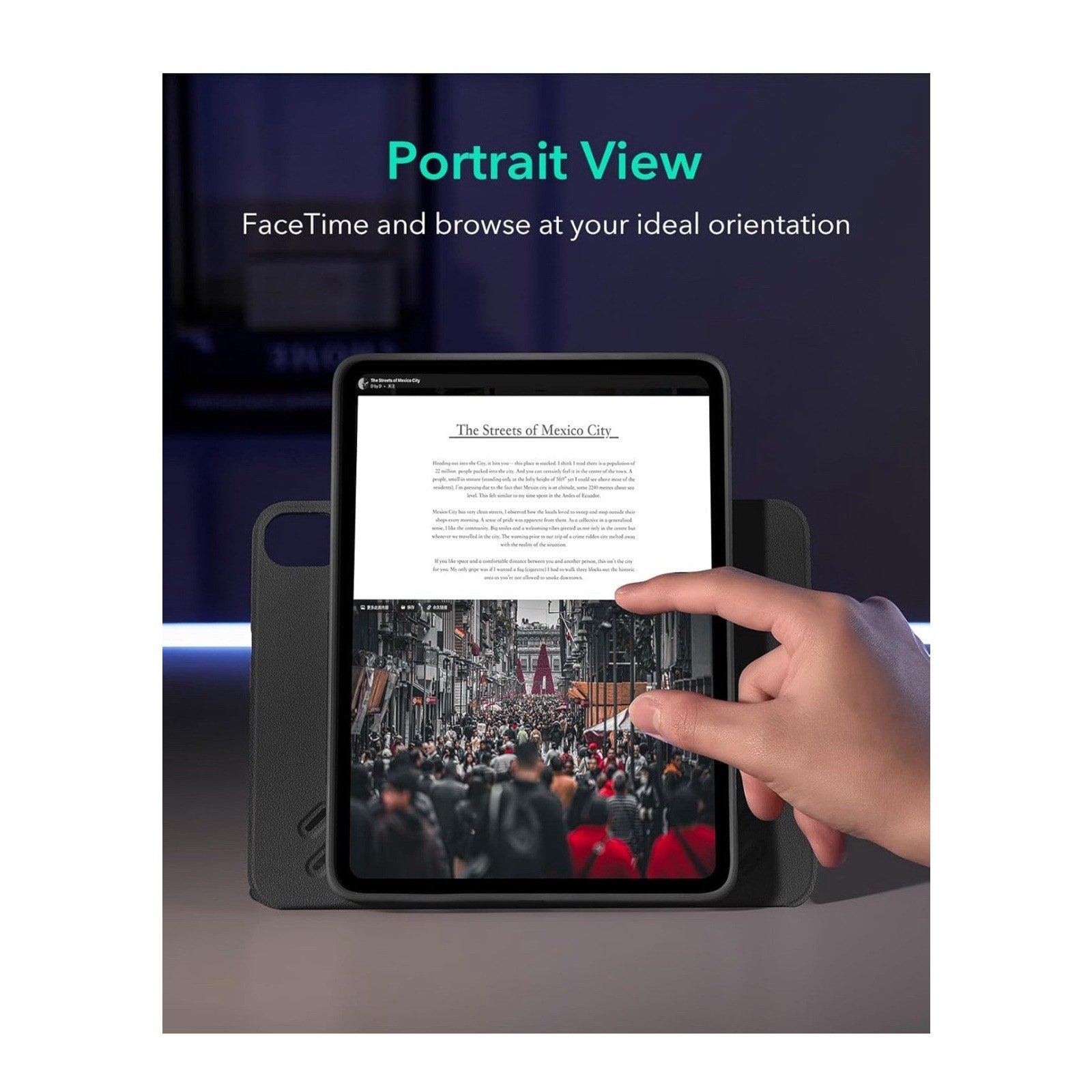 ESR Case for iPad Air 13 Inch Removable Magnetic Cover Adjustable