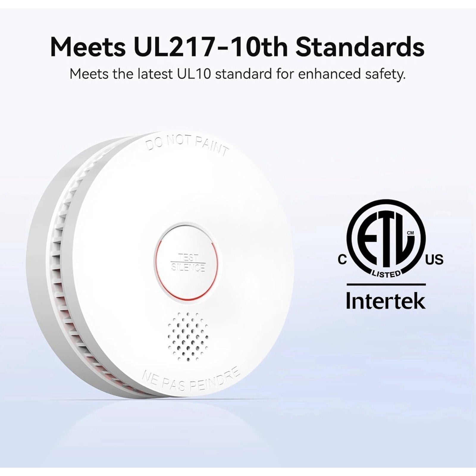 12 x SITERWELL Smoke Detector Alarm ETL-9th Listed with Magnetic Fastening Kit
