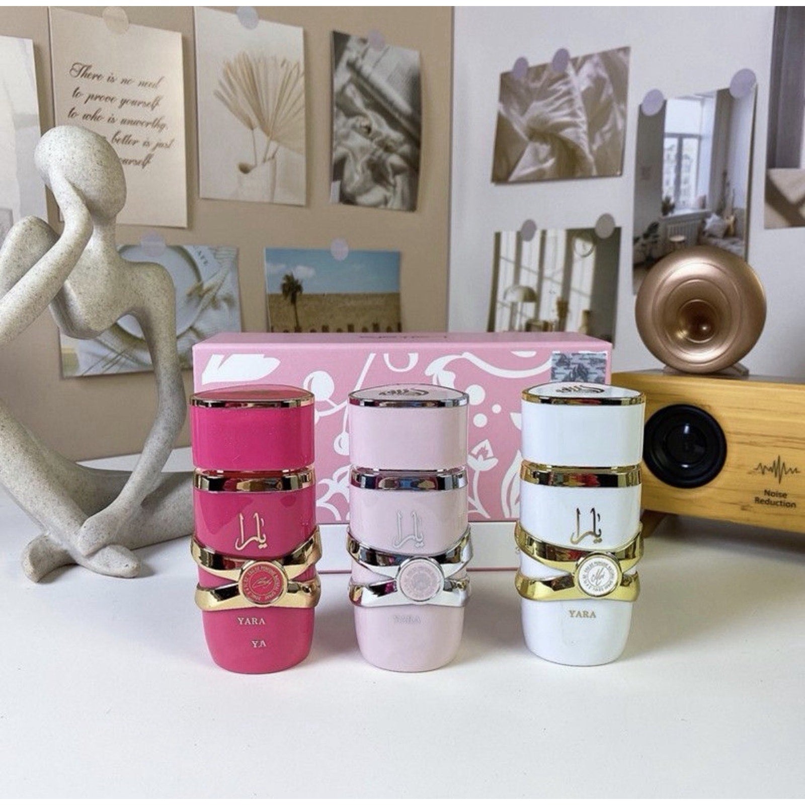 Yara Lattafa Perfume Gift Set, 30mL*3, Mini Perfume Set