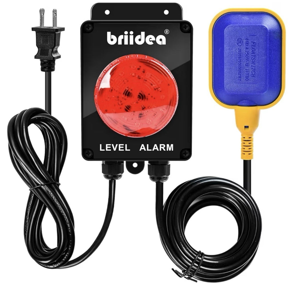 Pump Alarm Indoor Outdoor High Water 10ft Float Switch Sump Led Briidea Septic
