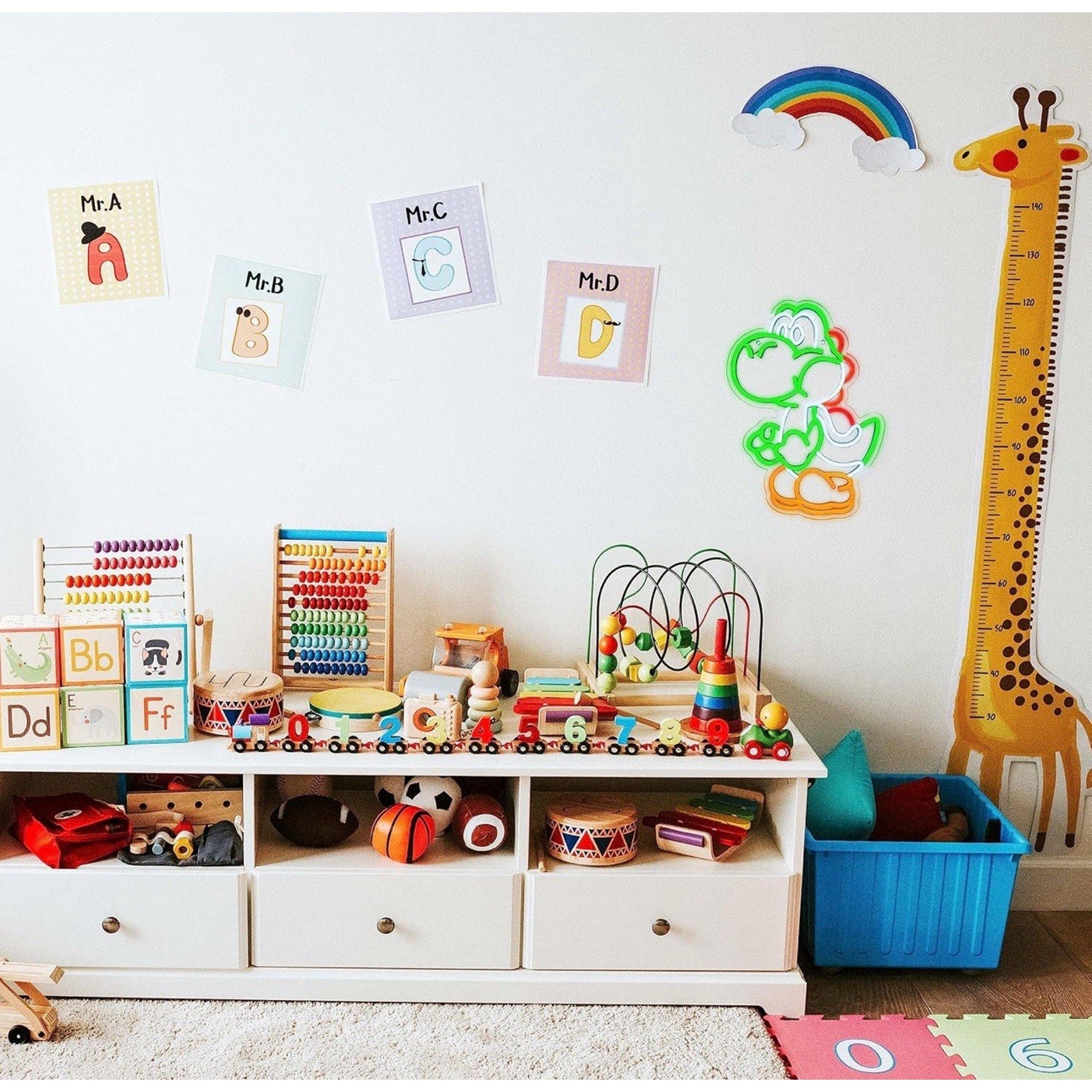 Anime Neon Sign Dinosaurs Neon Sign Dimmable LED Neon Lights for Bedroom Wall