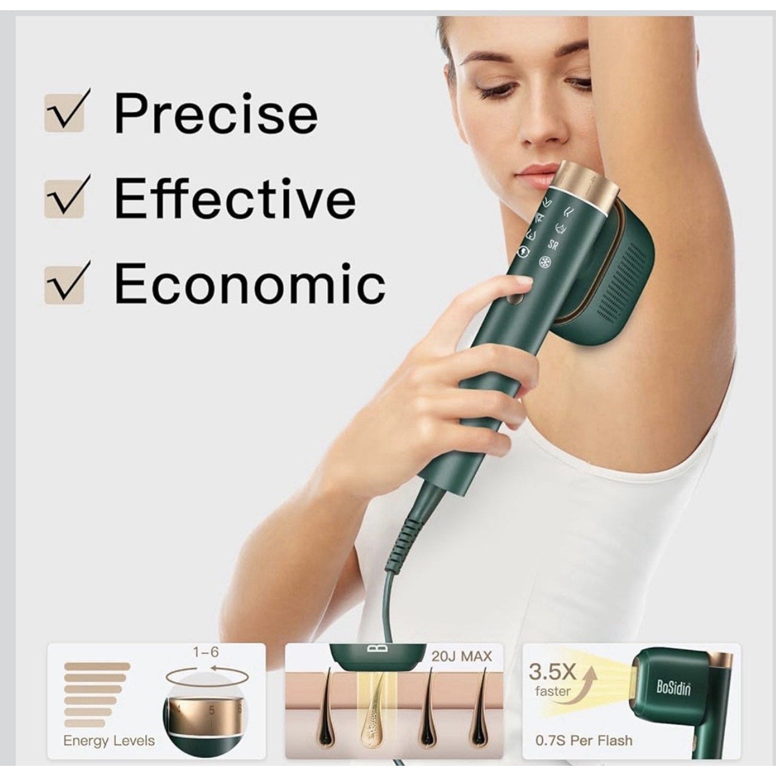 BoSidin Pioneer-Pro Permanent Hair Removal Device