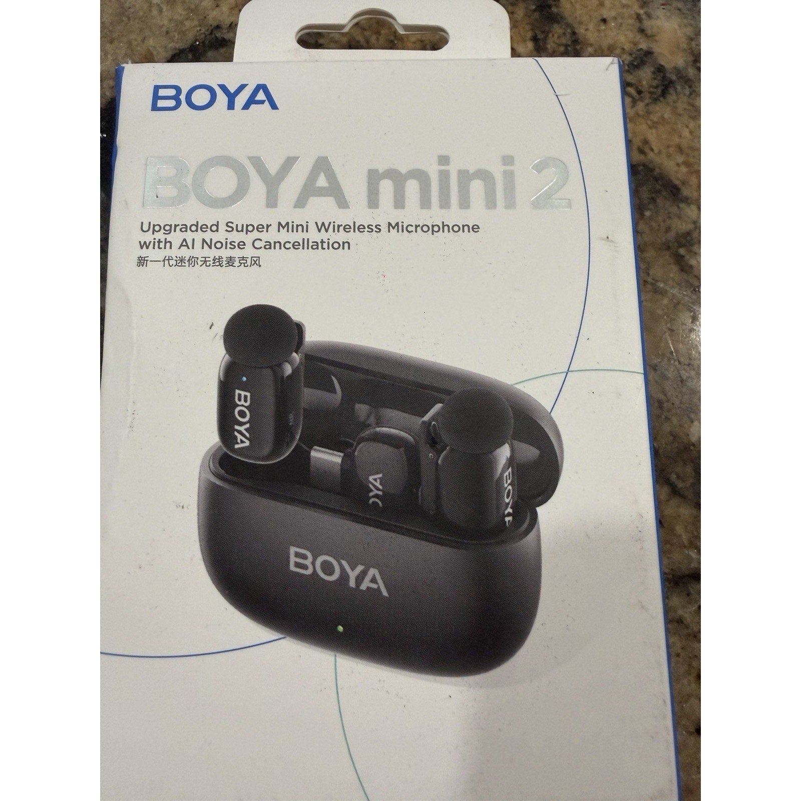 BOYA Mini 2 Wireless Lavalier Microphones for Iphone 15/16/17 & Android, AI Nois