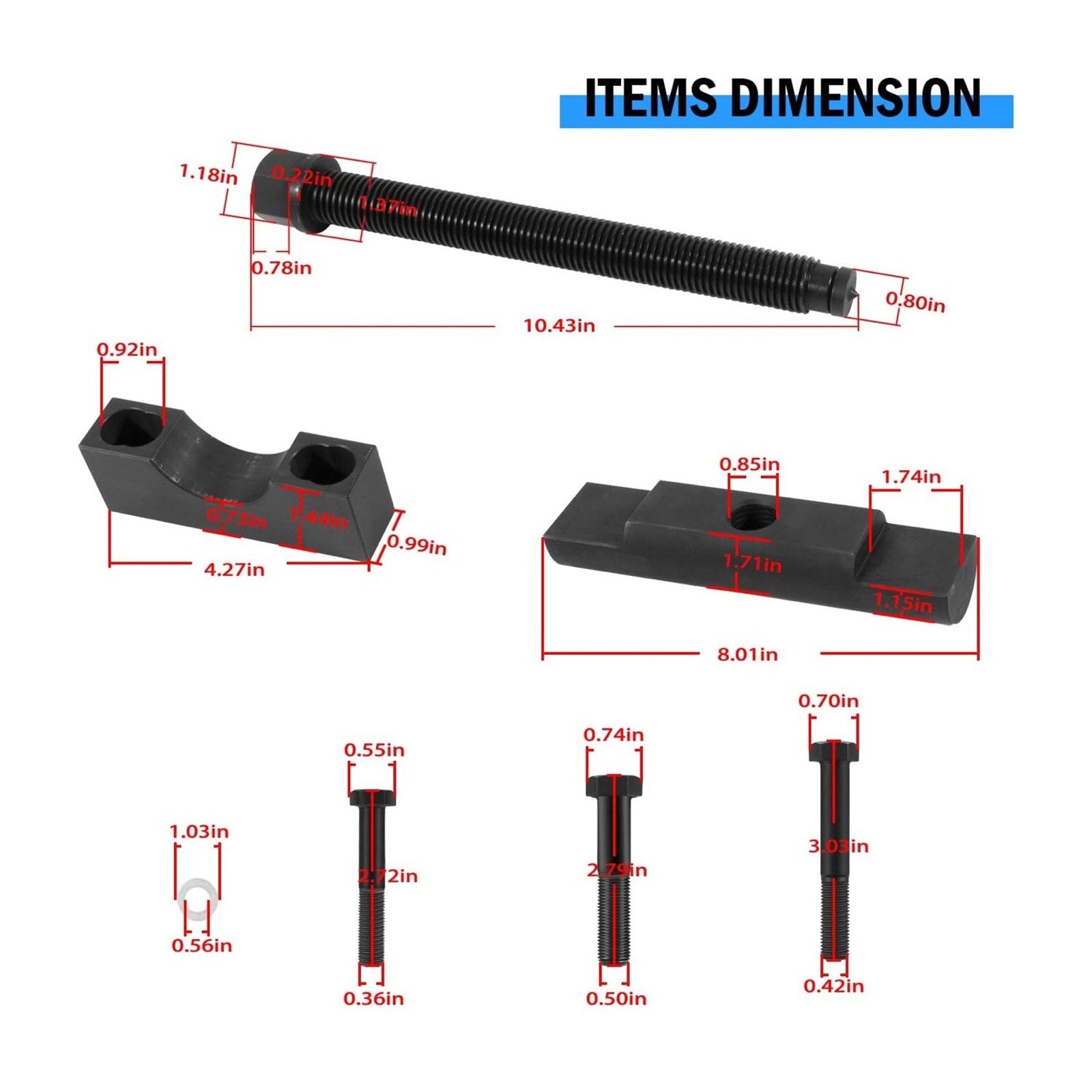 Heavy Duty Yoke Puller Tool For Semi Trucks, Class 6-8 Trucks & Equipment, 10803