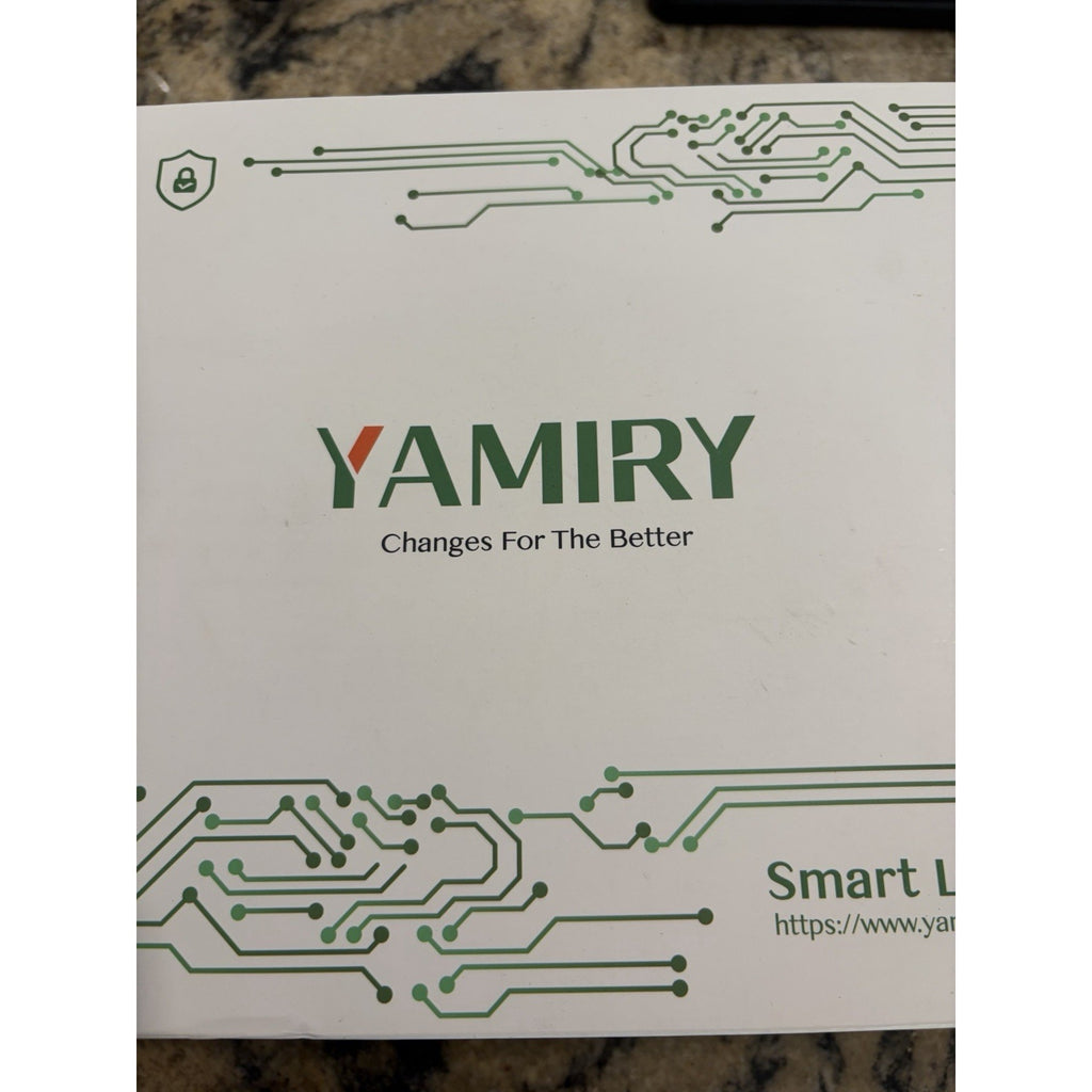 Yamiry Fingerprint Smart Door Lock Keyless Entry Deadbolt Digital Keypad Black
