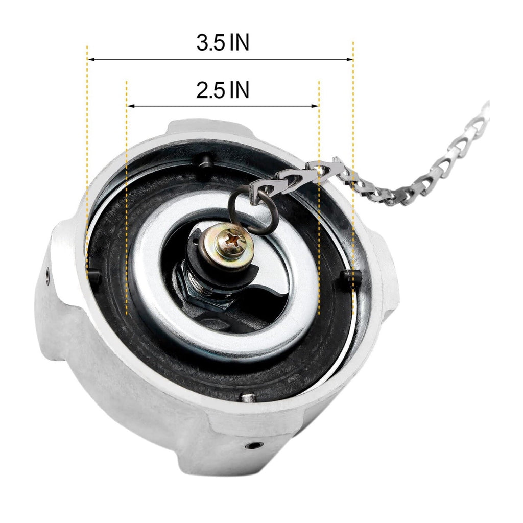 Locking Diesel Fuel Gas Cap 03-37017-002 Durable High Performance