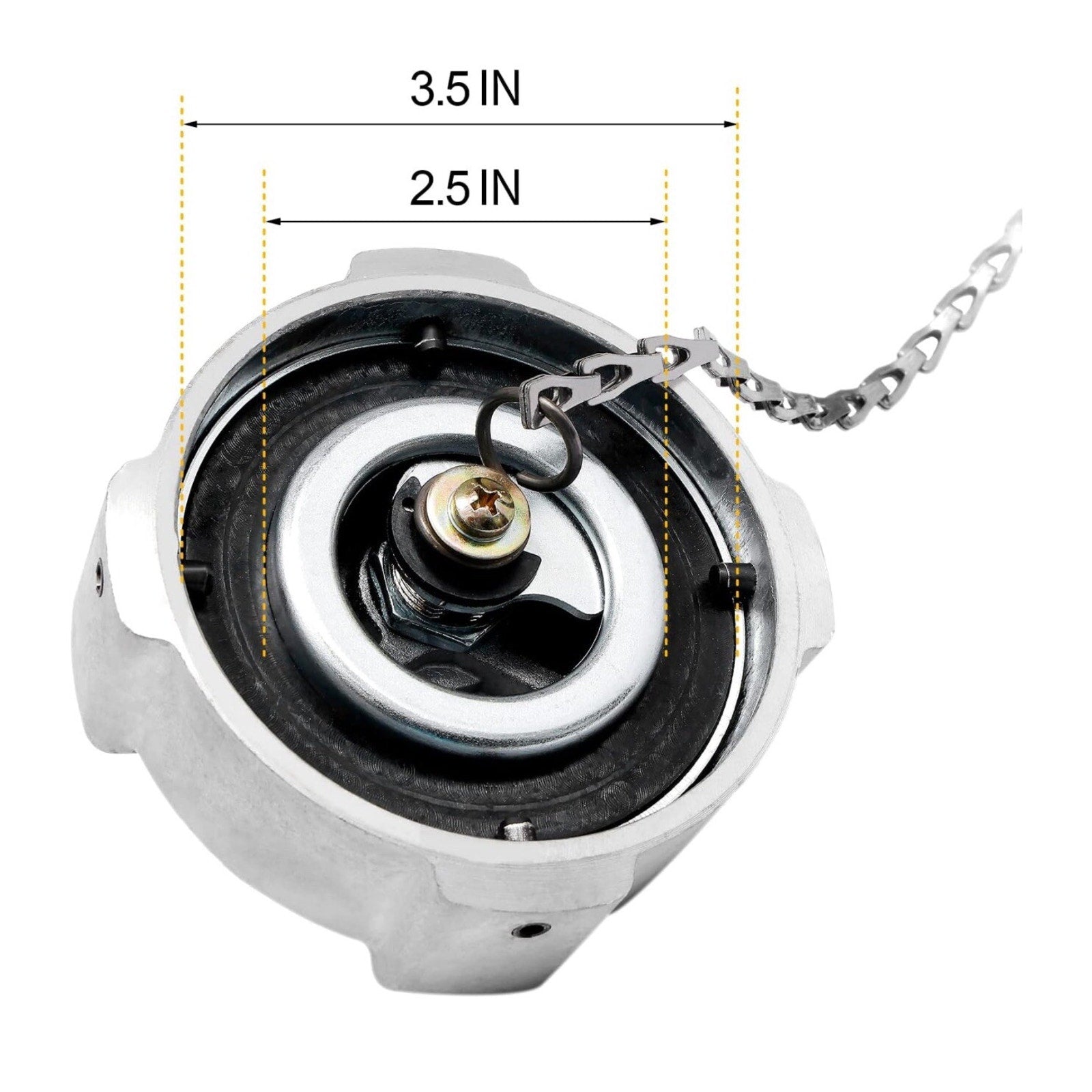 Locking Diesel Fuel Gas Cap 03-37017-002 Durable High Performance
