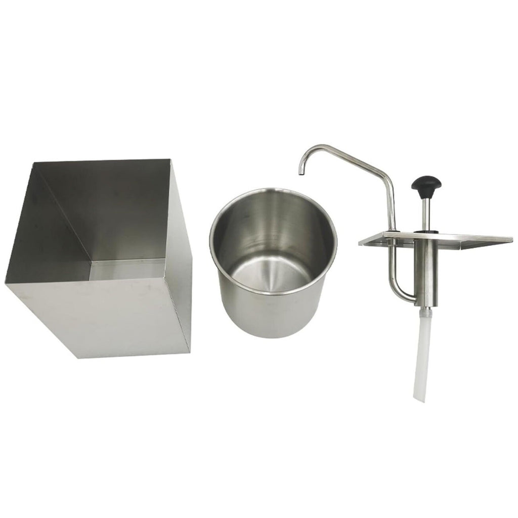 Techtongda Sauce Dispenser Pump 2.5L/0.66 Gallon Squeeze Condiment Dispenser