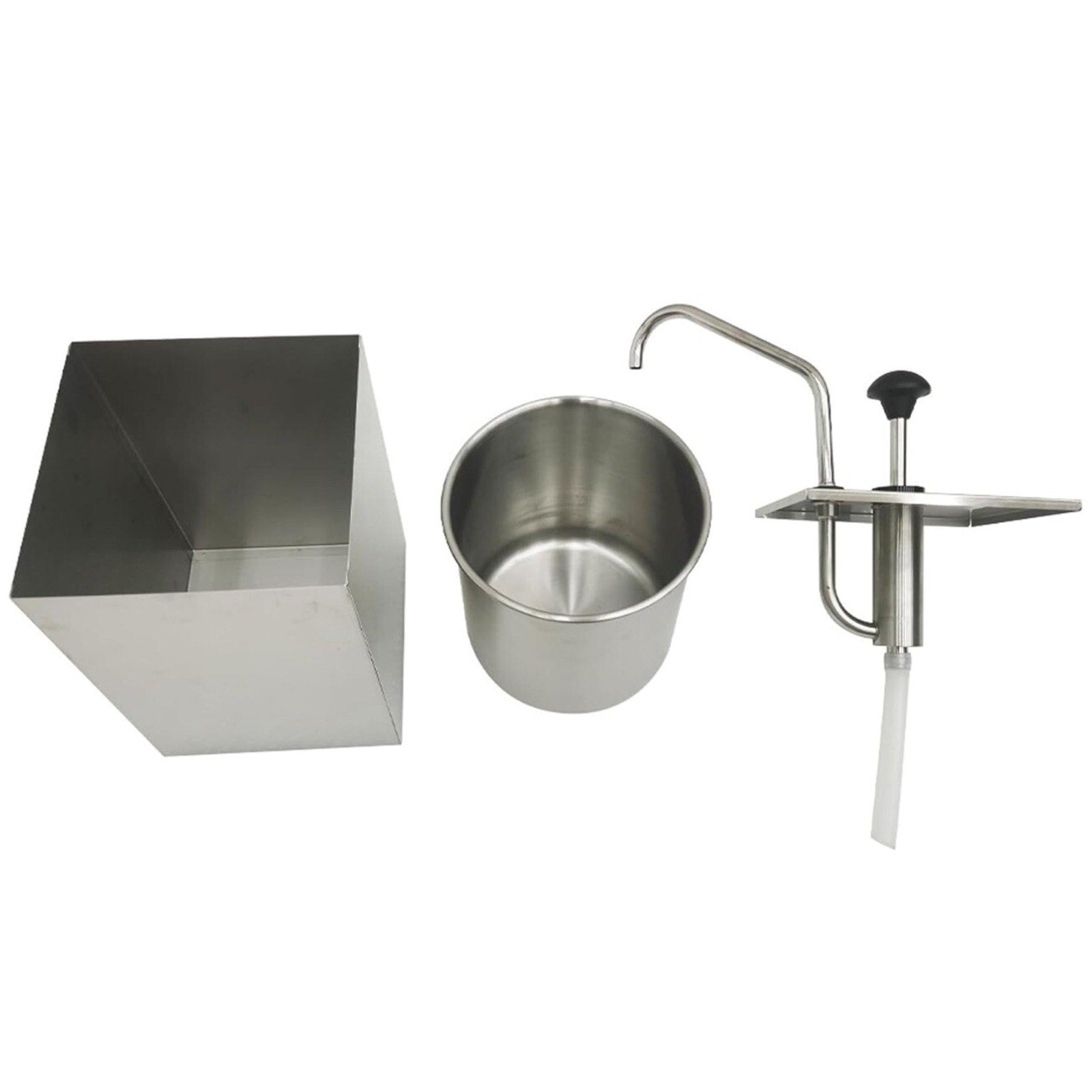 Techtongda Sauce Dispenser Pump 2.5L/0.66 Gallon Squeeze Condiment Dispenser