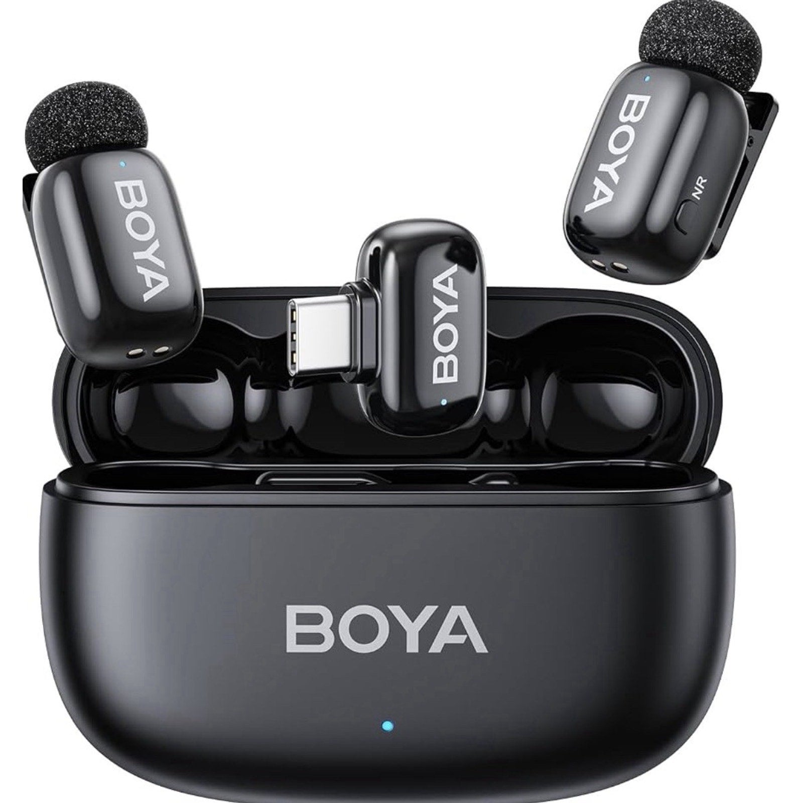 BOYA Mini 2 Wireless Lavalier Microphones for Iphone 15/16/17 & Android, AI Nois