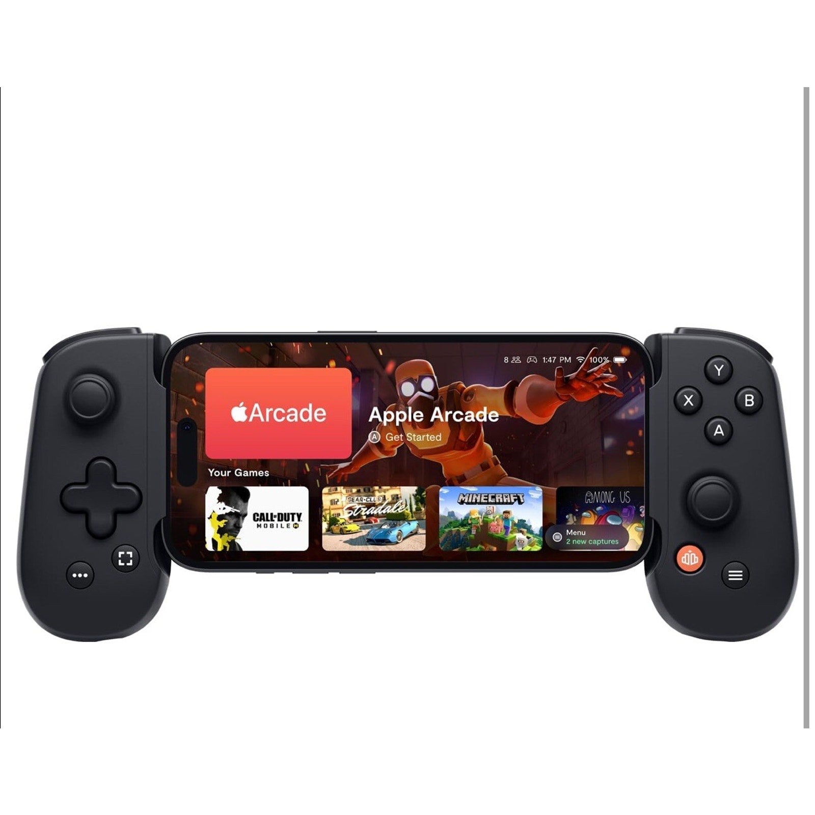 Backbone One Mobile Gaming Controller for iPhone without Gaming Bundle - Black
