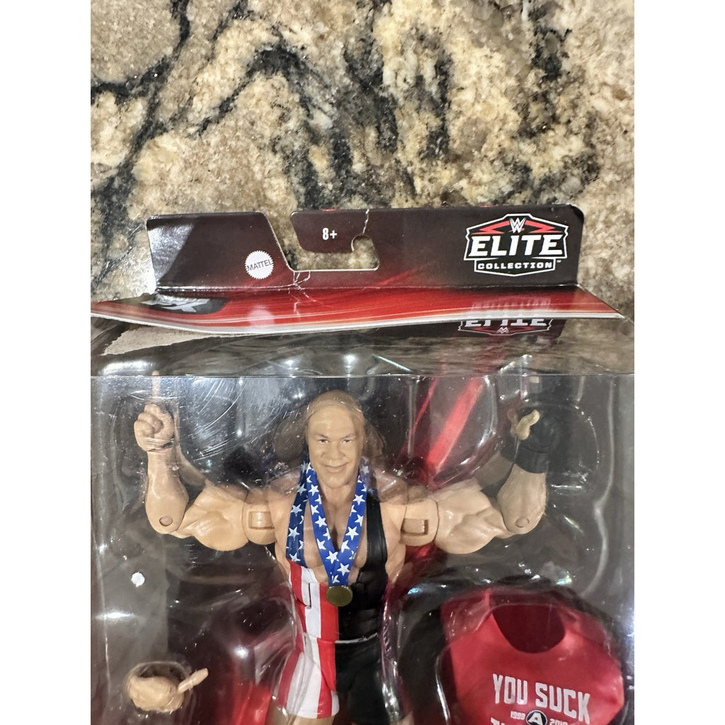 WWE Network Spotlight Elite Collection Kurt Angle Action Figure SEALED BAD BOX