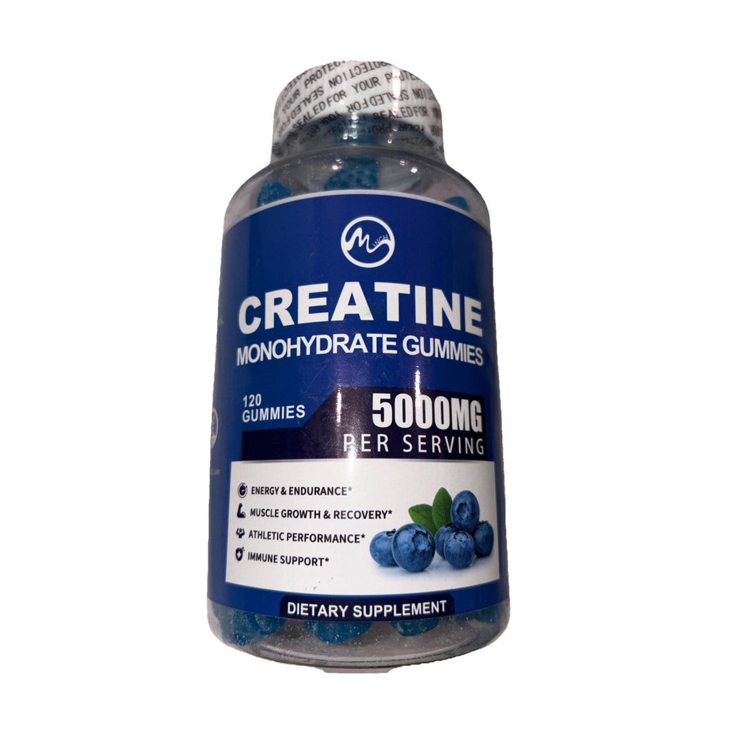 Creatine Monohydrate Gummies 120 Gummies 5000mg Muscle Strength/ Energy Boost