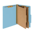 Blue Summit Supplies 10 Blue Classification Folders with 2 Dividers