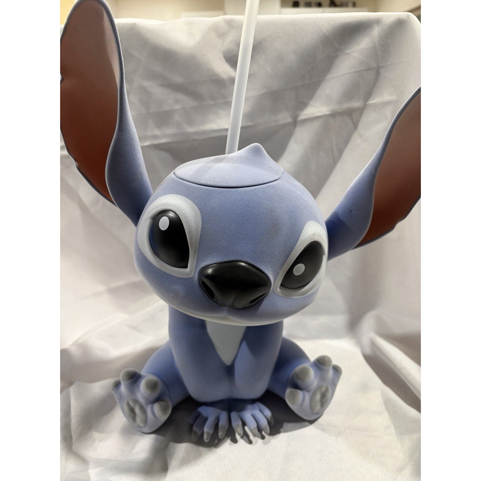 AMC 2025 Lilo & Stitch Disney Movie Flocked Popcorn Bucket & Drink Sipper (READ)