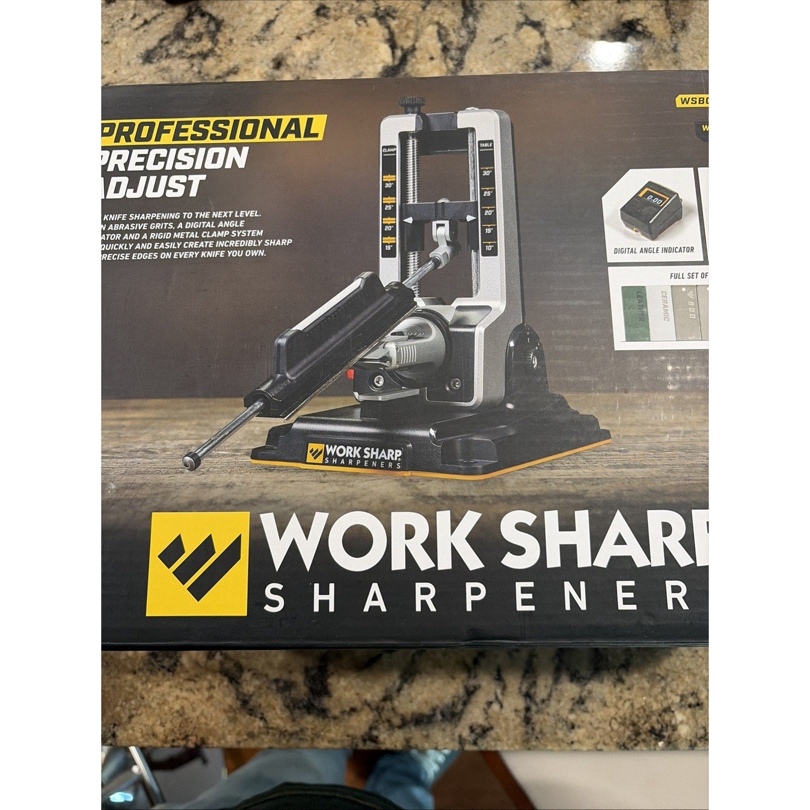 Work Sharp Professional Precision Adjust Knife Sharpener WSBCHPAJ-PRO