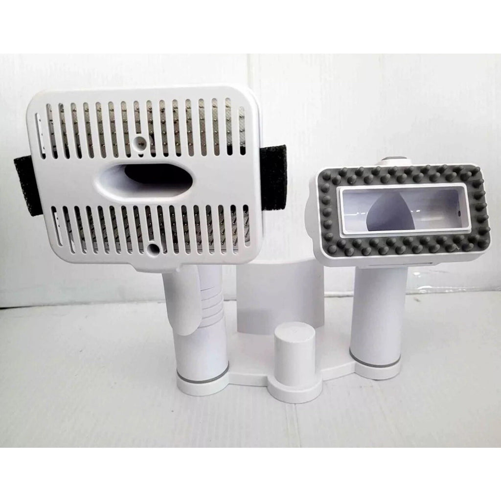 Dog & Cat Deshedding & Grooming Brush Three Piece Accessories Kit for Pet Vacuum