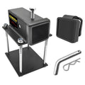 Bolt-On RV Bumper Hitch Receiver Adapter for 4-4.5'' Beams，2'' Receiver Opening,