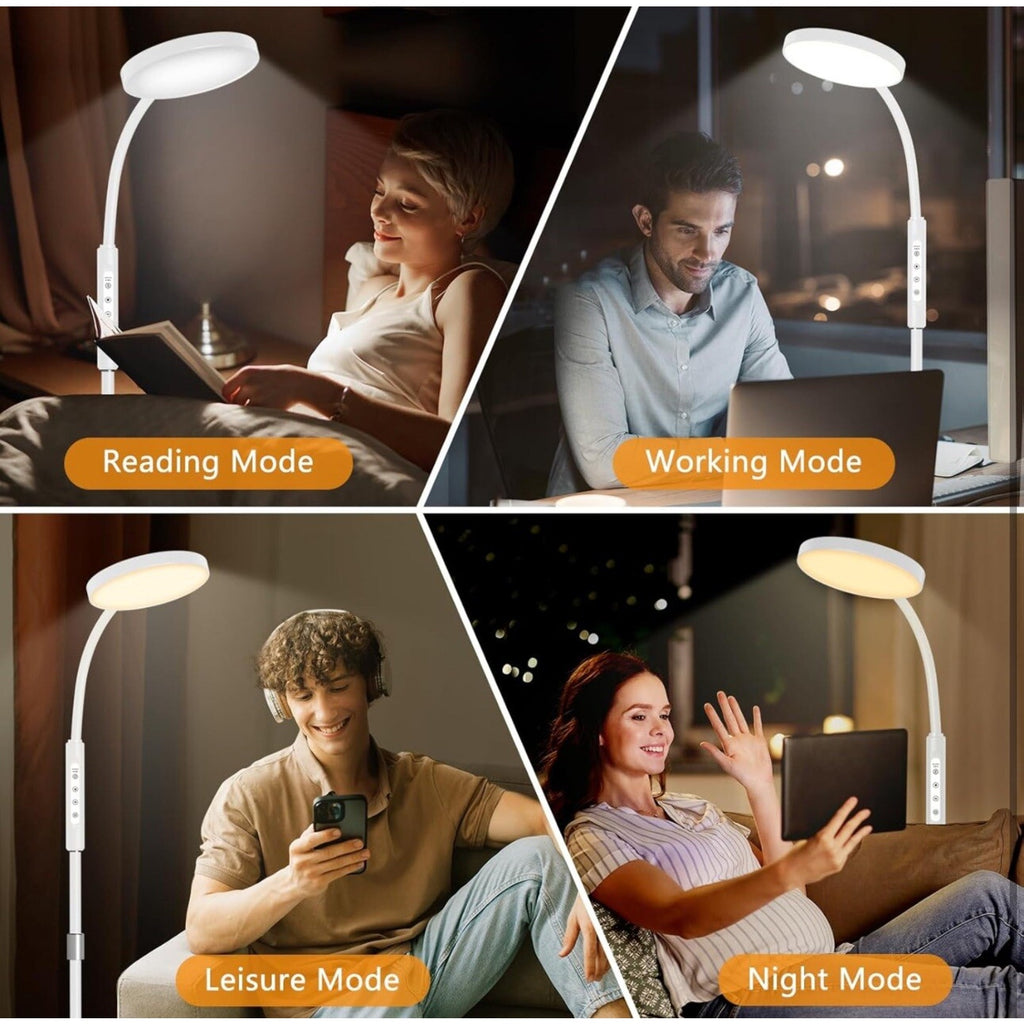 LED Floor Lamp, Height Adjustable Floor Lamps for Living Room, Super Bright