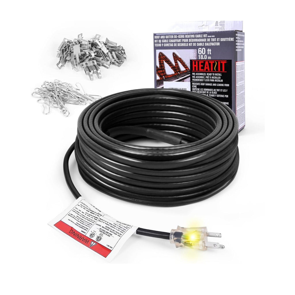 Pre-assembled Self-regulating Pipe Heating Cable Heat It 30ft