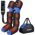 Leg Massager with Heat and Compression : Sequential Compression Boots 6 Modes