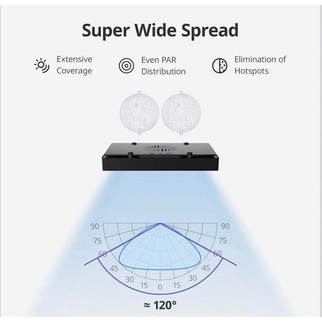 NICREW HyperReef 100 Gen 2 Reef LED Light, 100W Reef Aquarium Lighting for SPS L