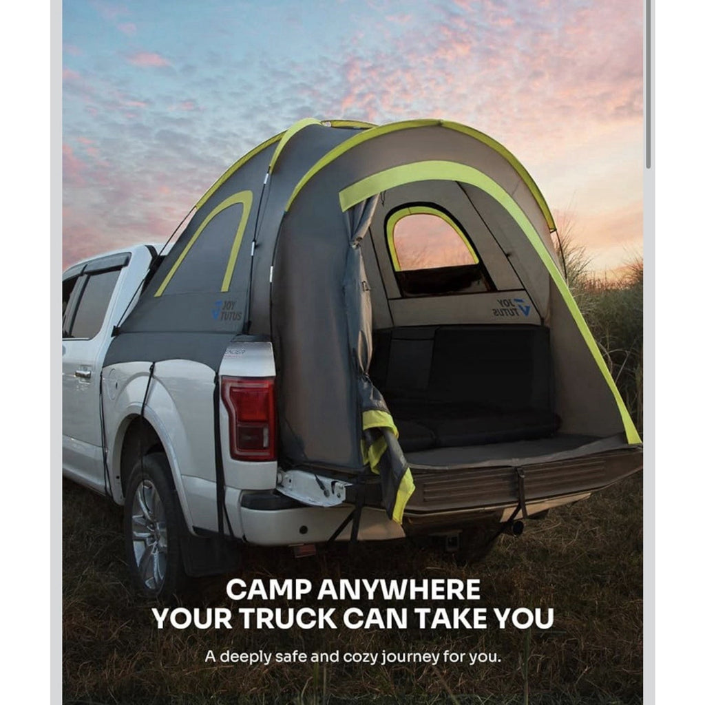 Pickup Truck Tent 6.5ft JOYTUTUS Waterproof PU2000mm for 2 Person Truck Bed Tent