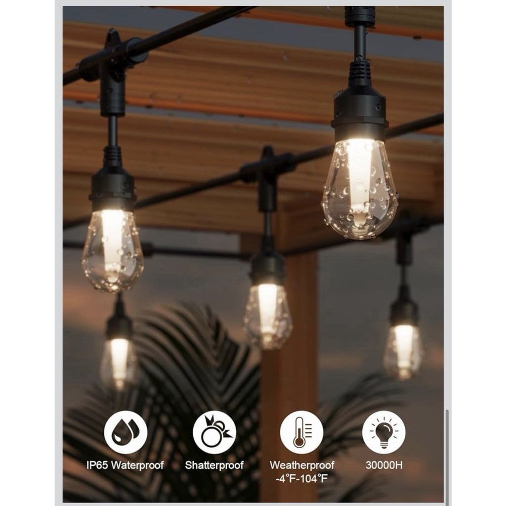 XMCOSY+ Smart Outdoor 123 ft. Outdoor WaterProof LED Lights