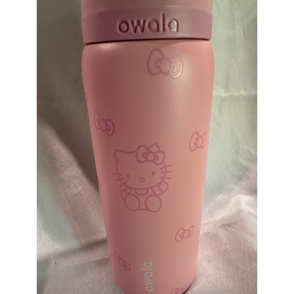 Owala FreeSip Stainless Steel Water Bottle, 32oz, Hello Kitty