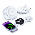 Hicober 3 in 1 Wireless Charging Station for iPhone 15, Magnetic Foldable