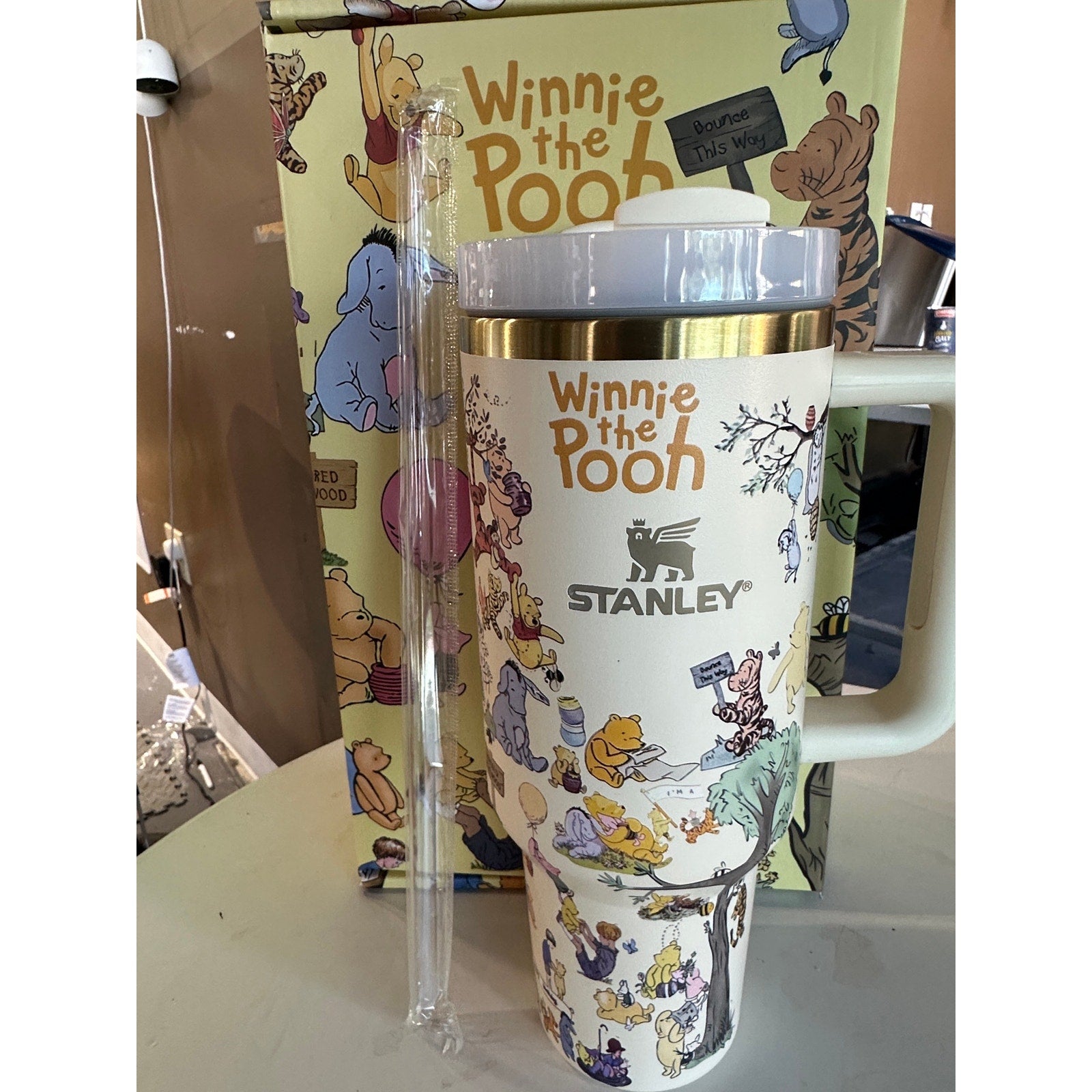 Stanley 40 oz Tumbler Honeycomb Winnie the Pooh #1