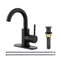 Single-Handle Bathroom Sink Faucet, Swivel Spout, with Pop-Up Drain with Overflo