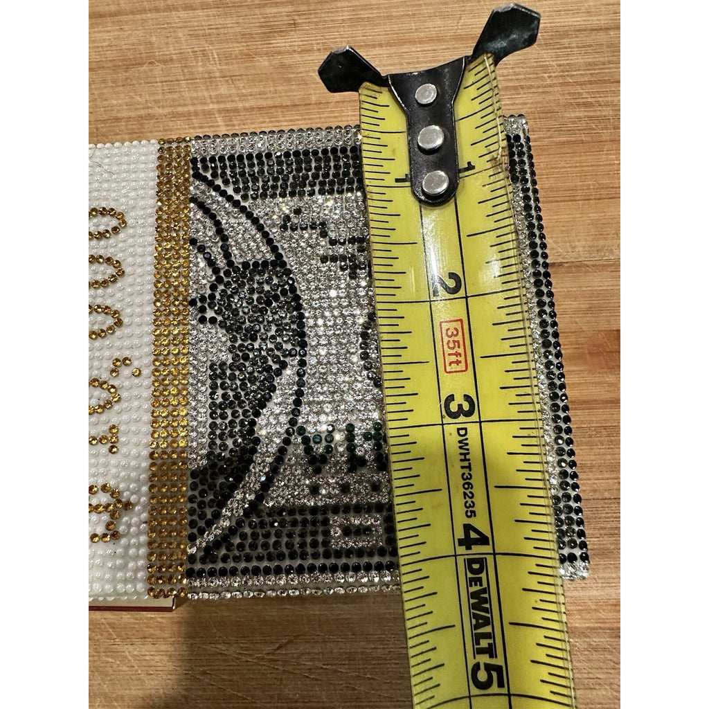 Rhinestone Money Evening Clutch Bag Creative Fashion Purse $10,000 Stack Bags