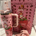 Stanley Tumbler 40 oz Quencher Pink Strawberry Shortcake