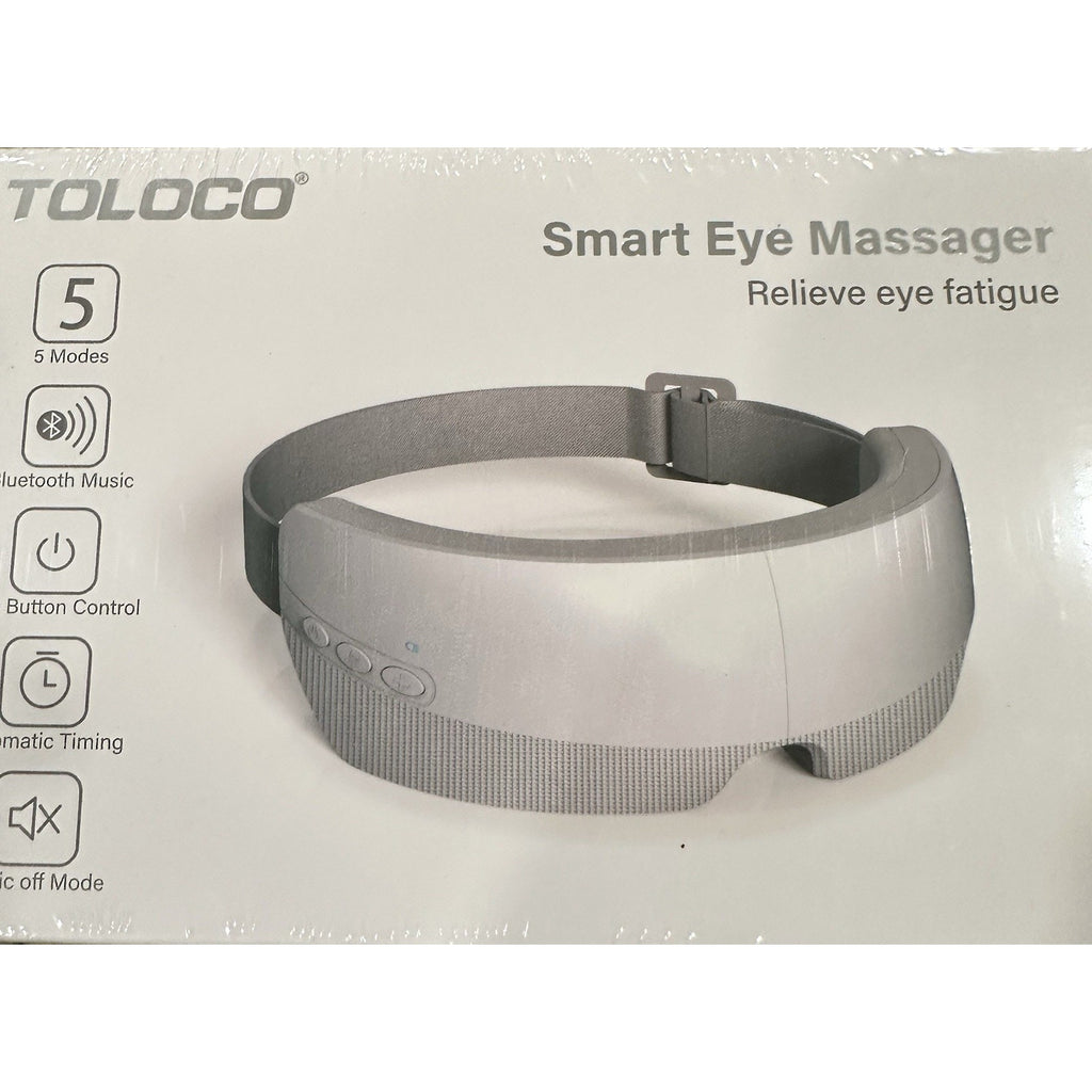TOLOCO Eye Massager with Heat,Bluetooth Music,Compression,Electric Adjustable