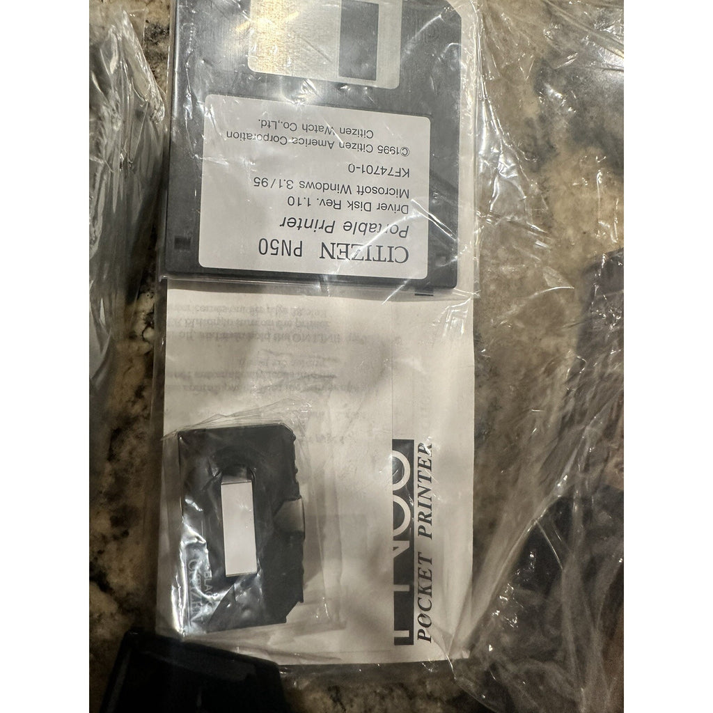 EUC Vintage Citizen PN50 Mobile Mini Notebook Printer Model KF74901-01 Sealed