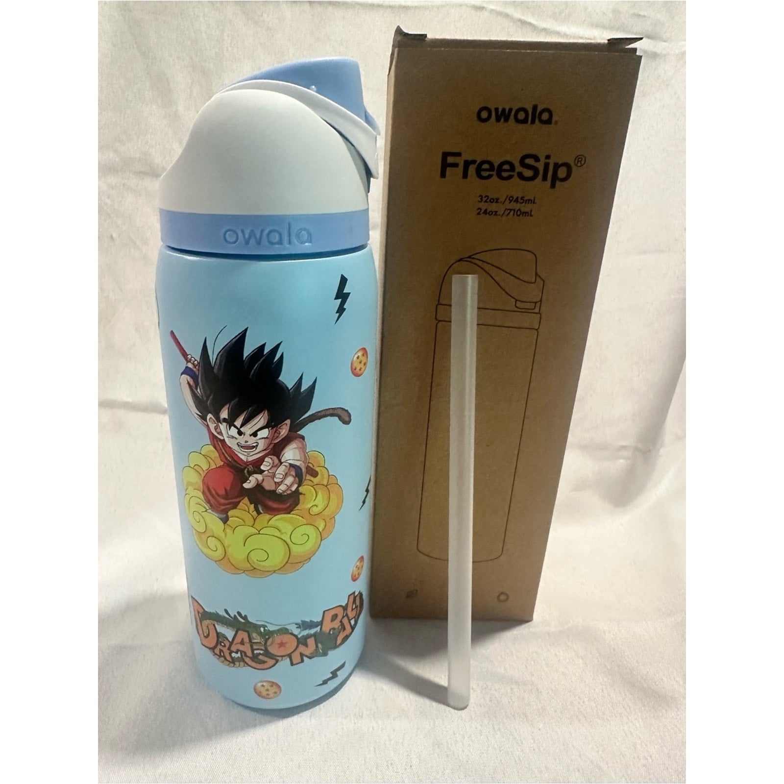 Custom Engraved Owala FreeSip DragnBall 32 oz