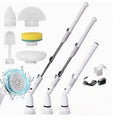 Electric Spin Scrubber, New Bathroom Cleaner, K-129, White/Gray
